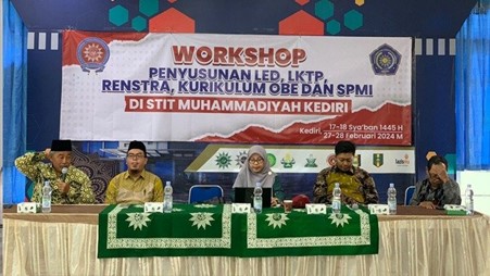 Workshop Penyusunan LED dan LKPT, Rencana Strategis, Kurikulum OBE, dan SPMI di STIT Muhammadiyah Kediri